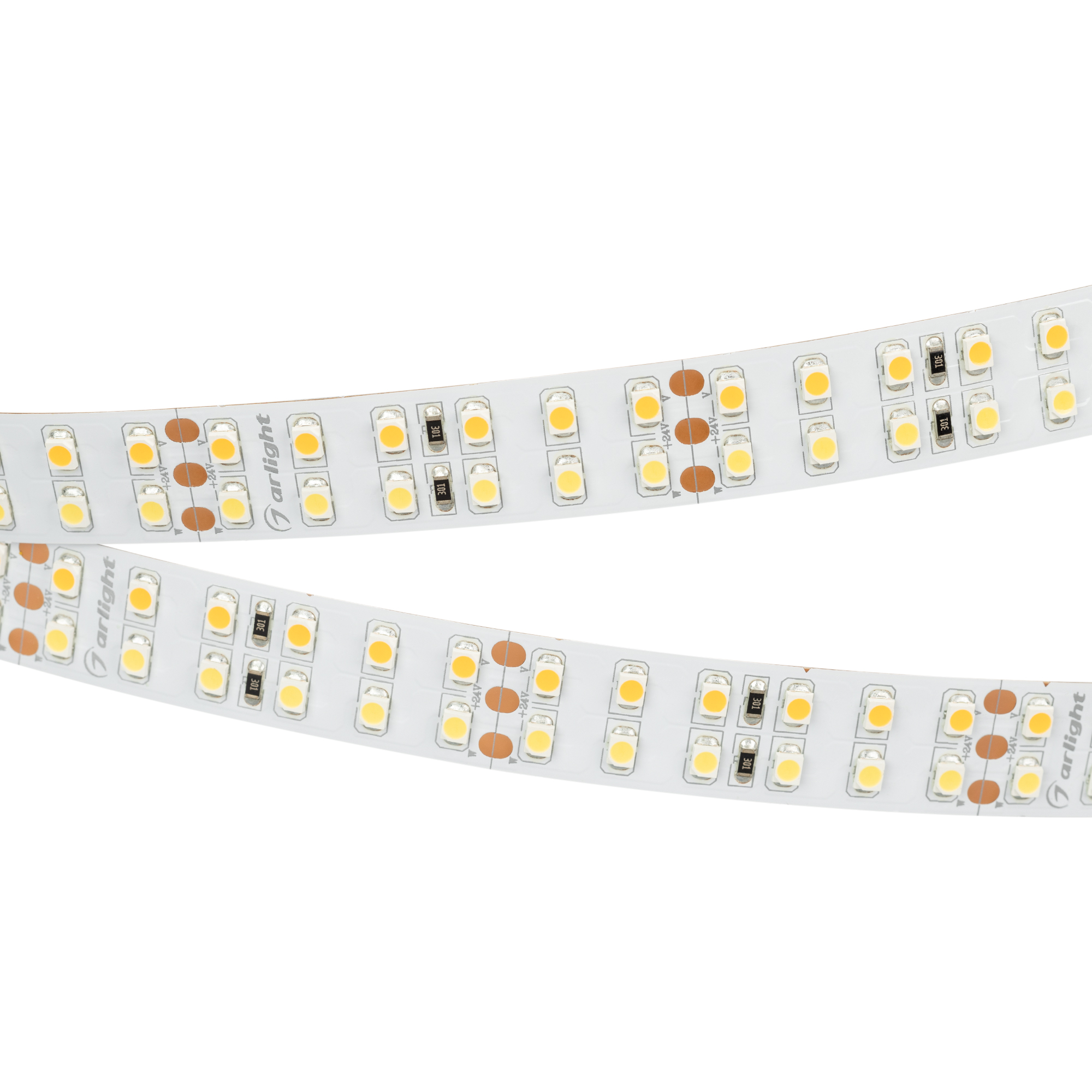 Светодиодная лента RT 2-5000 24V White-MIX 2x2 (3528, 1200 LED, LUX)