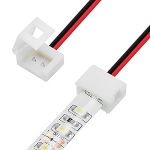 Коннектор с проводом для ленты 2835 шириной 8мм IP44