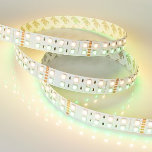 Светодиодная лента RT 2-5000 24V RGB-Warm 2x2 (5060, 720 LED, LUX) (arlight, 32 Вт/м, IP20)