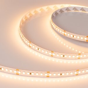Светодиодная лента RT-A168-10mm 24V Warm3000 (17 W/m, IP20, 2835, 5m) (Arlight, Открытый)