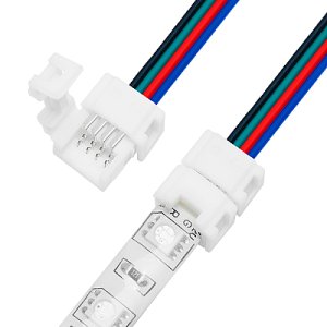 RGB коннектор с проводом для ленты 5050 шириной 10мм IP44