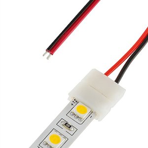 Коннектор с проводом для led ленты 5050 шириной 10мм IP20