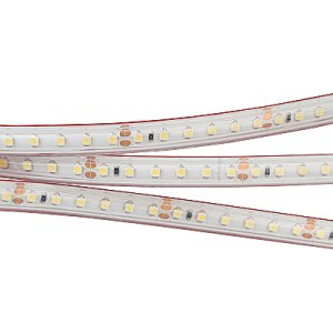Светодиодная лента RTW 2-5000PS 24V White6000 2x (3528, 600 LED, LUX) (arlight, 9.6 Вт/м, IP67)