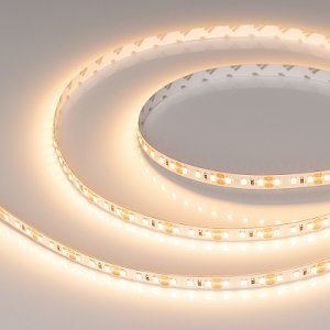 Светодиодная лента RT-A120-8mm 12V Warm2700 (9.6 W/m, IP20, 2835, 5m) (Arlight, Открытый)