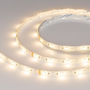 Светодиодная лента RTW-SE-B60-10mm 24V RGBW-Warm (14.4 W/m, IP65, 5060, 5m) (Arlight, Открытый)