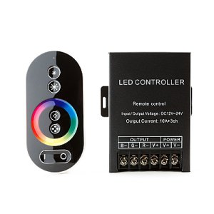 RGB контроллер с пультом 12V/24V 360W/720W