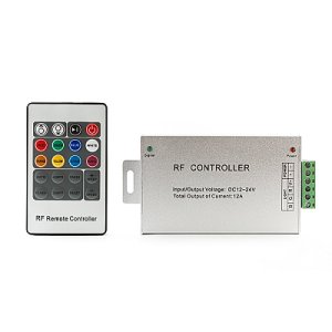 RGB контроллер с RF пультом 12V/24V 144W/288W