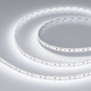 Светодиодная лента RT-A120-8mm 12V White6000 (9.6 W/m, IP20, 2835, 5m) (Arlight, Открытый)