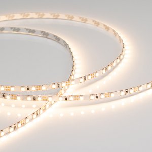 Светодиодная лента RT-A120-5mm 12V Warm2400 (9.6 W/m, IP20, 2835, 5m) (Arlight, 9.6 Вт/м, IP20)