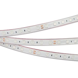 Светодиодная лента герметичная RTW-PFS-B60-13mm 24V Yellow (14.4 W/m, IP68, 5060, 5m) (Arlight, 14.4 Вт/м, IP68)