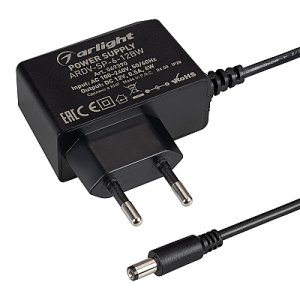 Блок питания ARDV-SP-6-12BW (12V, 0.5A, 6W) (Arlight, Адаптер, 5 лет)