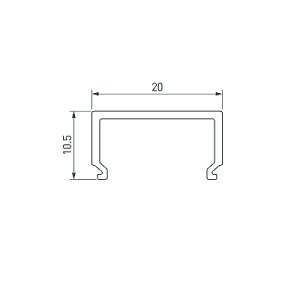 Экран SL-LINE-2011-2000 Square OPAL (Arlight, Пластик)