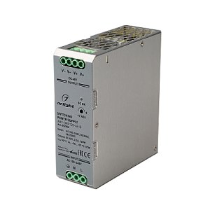 Блок питания ARV-DRP120-48-B (48V, 2.5A, 120W) (Arlight, IP20 Металл, 5 лет)